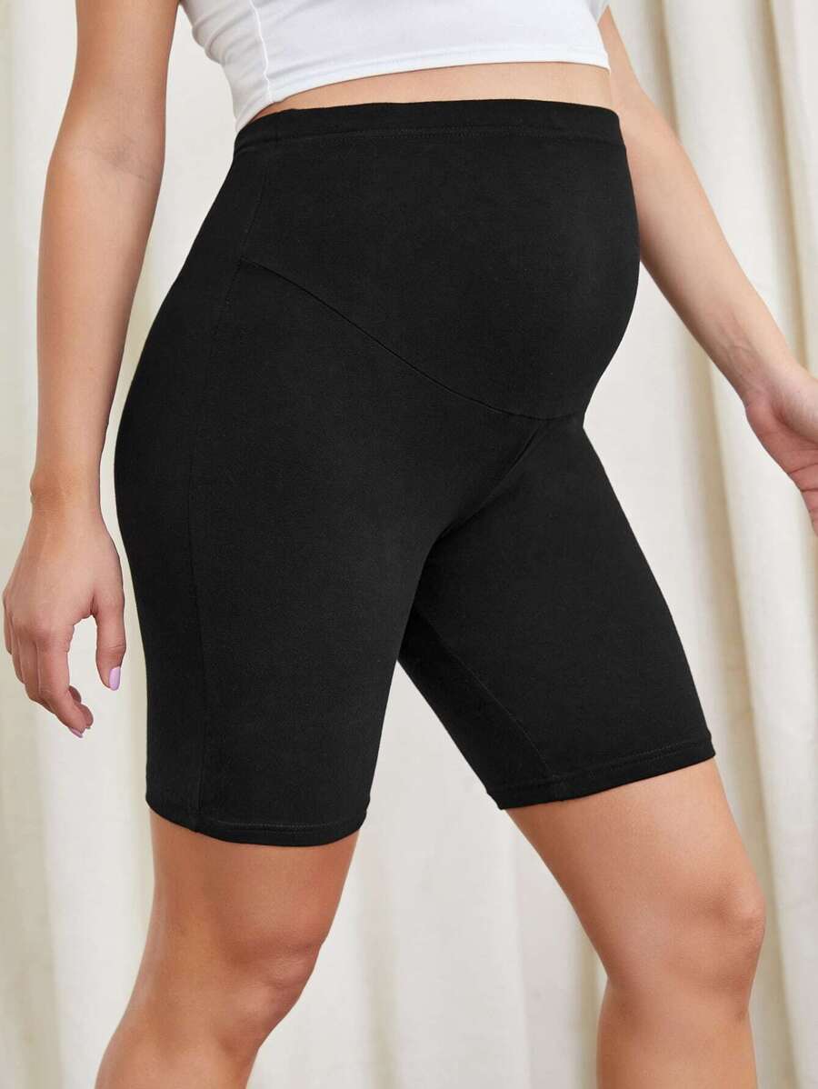 Maternity Wide Waistband Biker Shorts World Cup