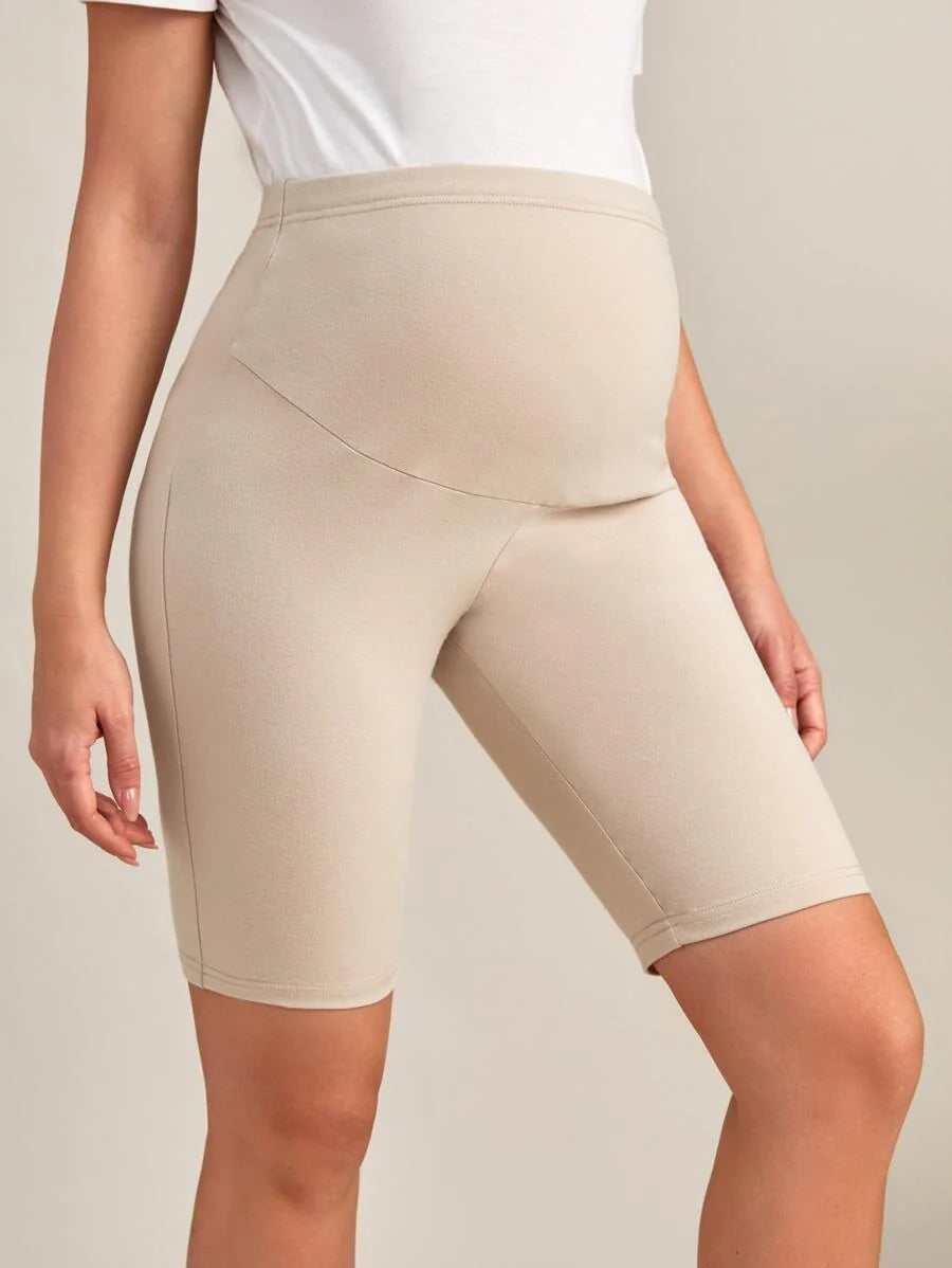 Maternity Wide Waistband Biker Shorts World Cup