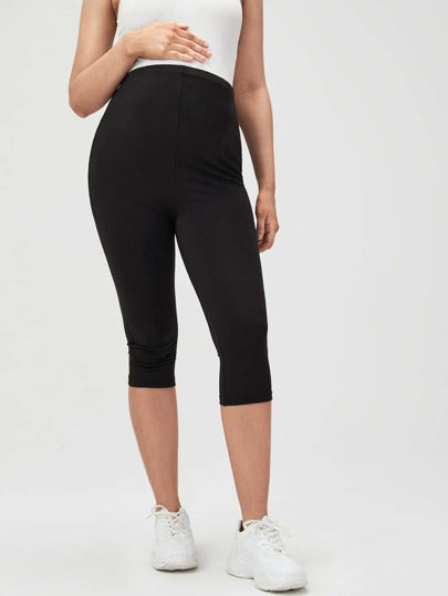 Maternity High Waist Capri Leggings