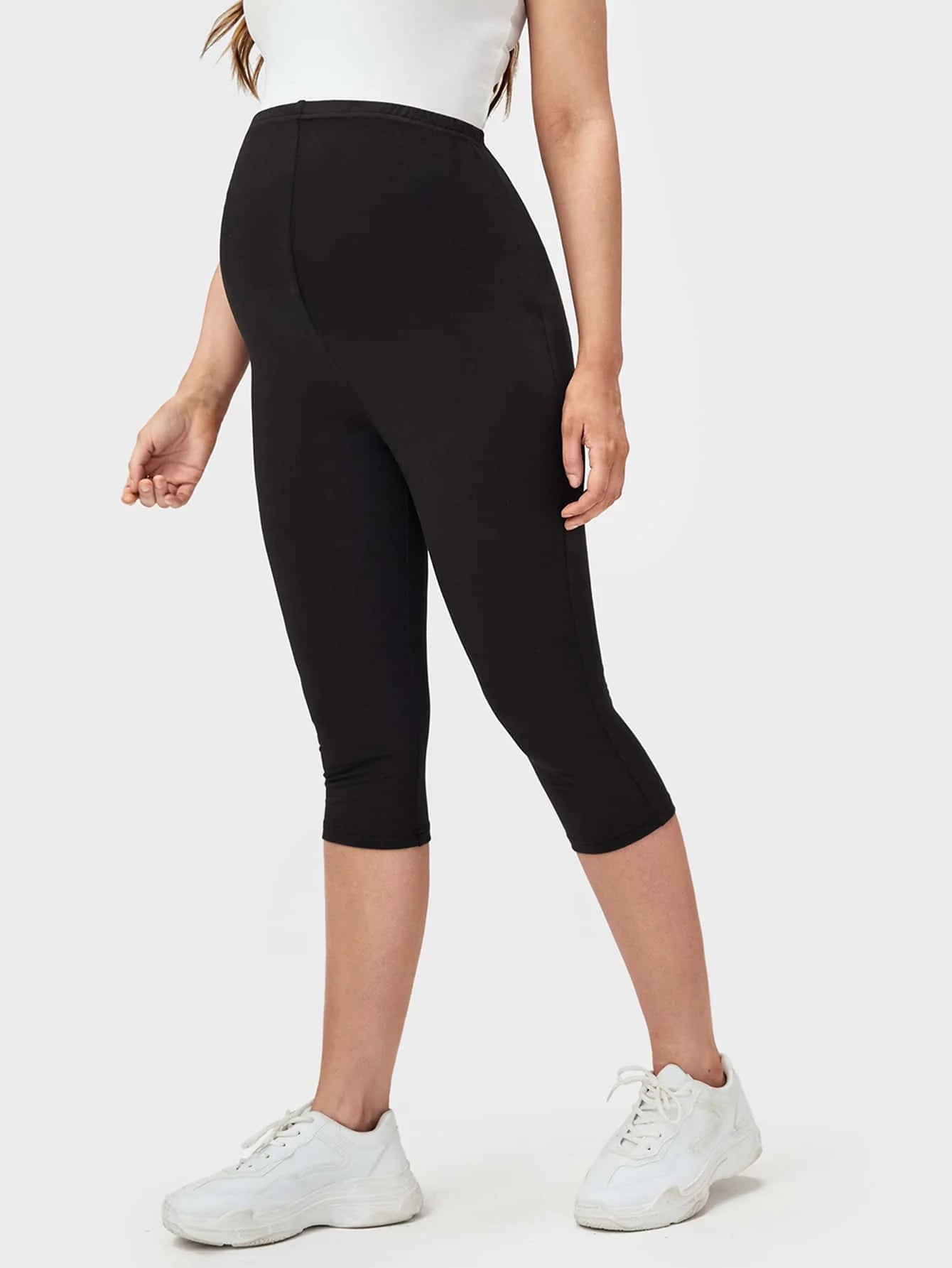 Maternity High Waist Capri Leggings