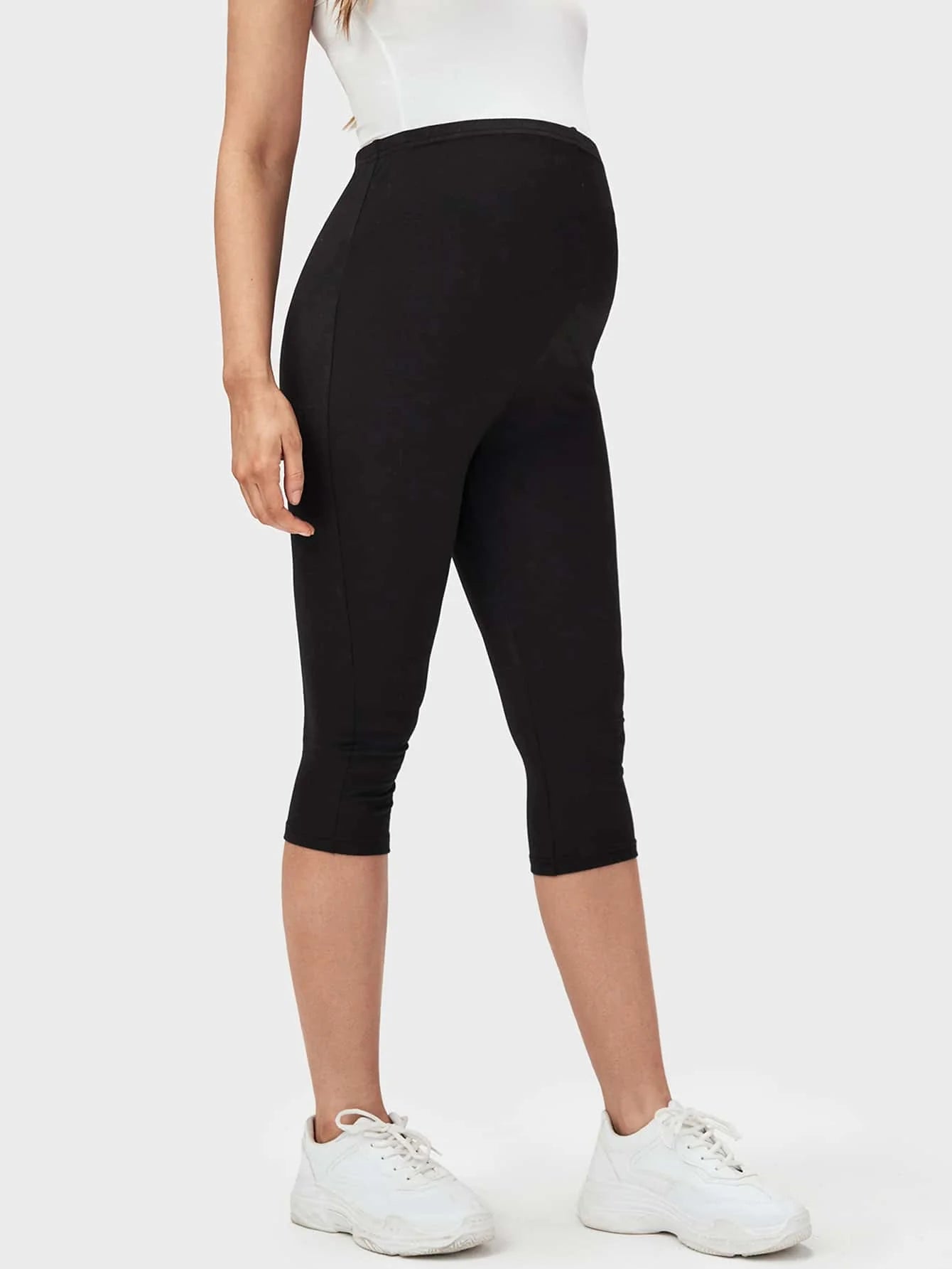 Maternity High Waist Capri Leggings