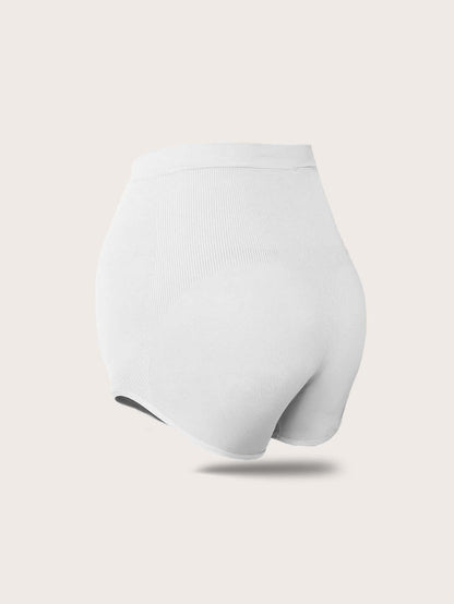 Maternity 5 Pack Solid Ribbed Knit Panties Soft Stretch Comfortable Pregnancy Underwear for Mothers