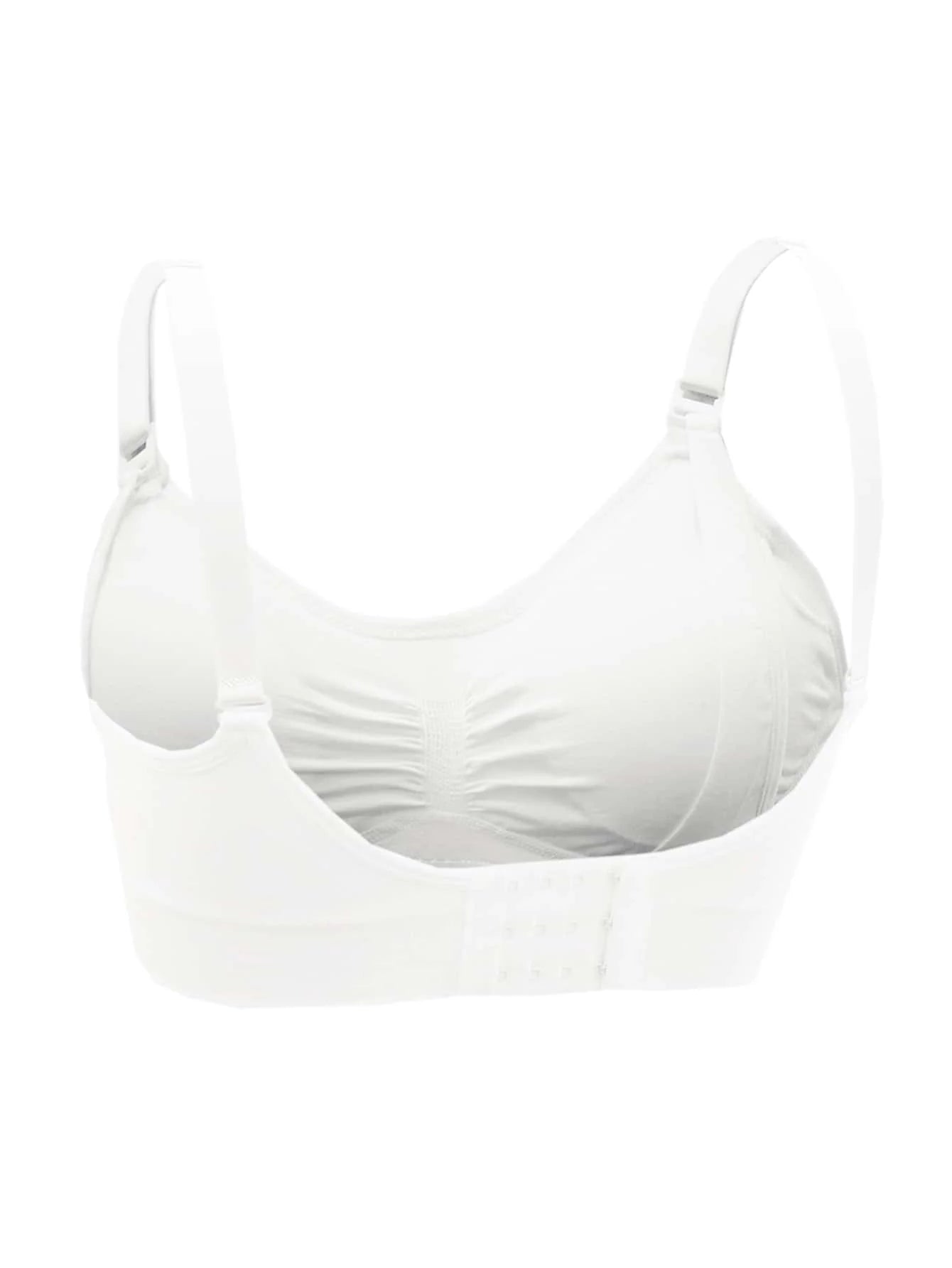 5-Pack Maternity Nursing Bra Set Women Solid Ruched Comfortable Breastfeeding Support Bra