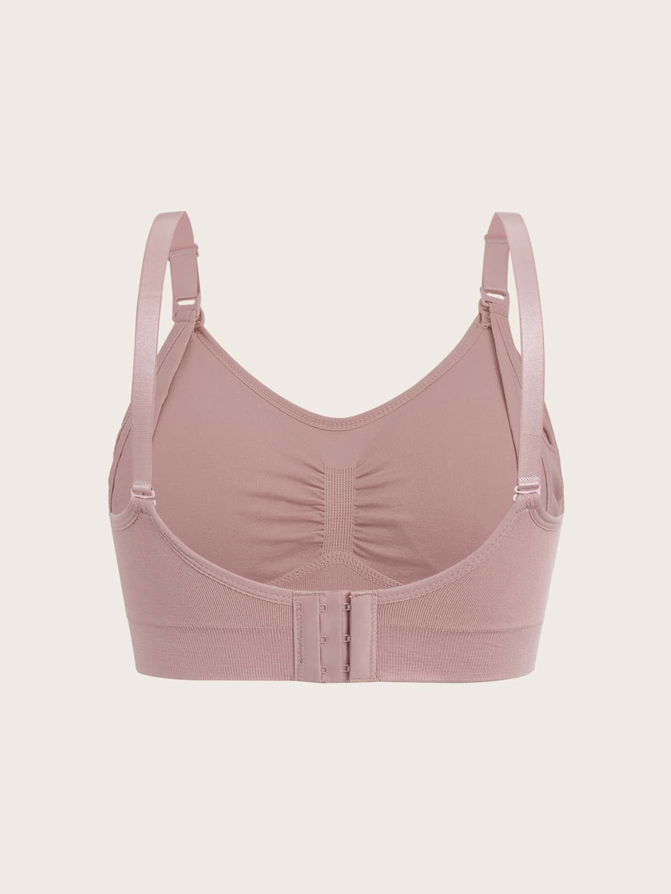 3-Pack Maternity Ruched Nursing Bra Set Women Comfortable Breastfeeding Support Bra Postpartum Lingerie