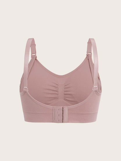 3-Pack Maternity Ruched Nursing Bra Set Women Comfortable Breastfeeding Support Bra Postpartum Lingerie