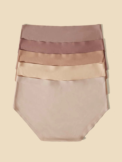 Maternity 5 Pack Solid Panties for Pregnant Women Soft Comfortable High Waist Pregnancy Underwear for Moms