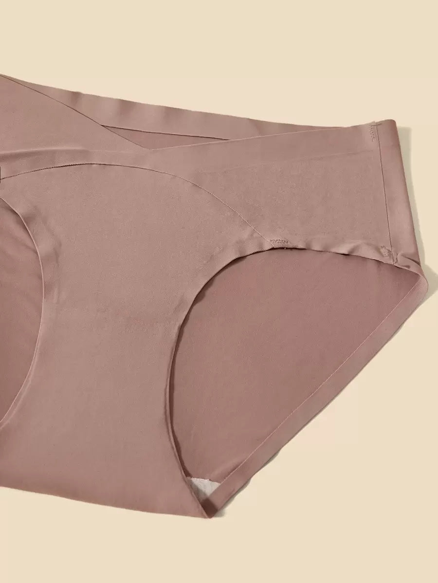 Maternity 5 Pack Solid Panties for Pregnant Women Soft Comfortable High Waist Pregnancy Underwear for Moms