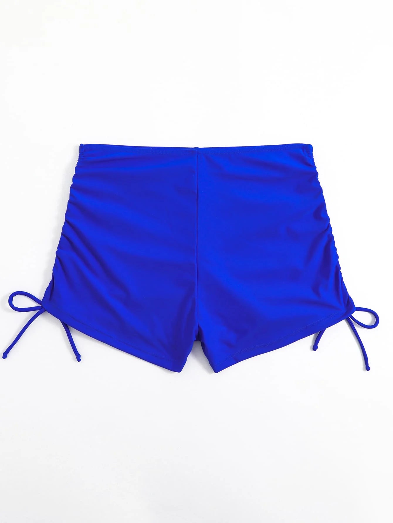Swim Vcay Summer Beach Drawstring Side Bikini Bottom