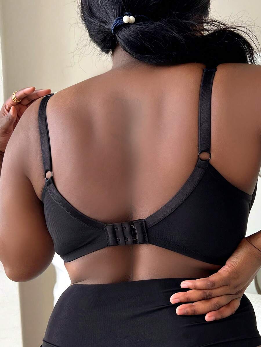 Plus Size High Support Harness Balconette Bra - Lift & Sculpt Maternity Lingerie
