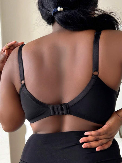 Plus Size High Support Harness Balconette Bra - Lift & Sculpt Maternity Lingerie