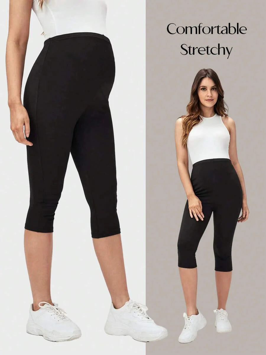 Maternity High Waist Capri Leggings