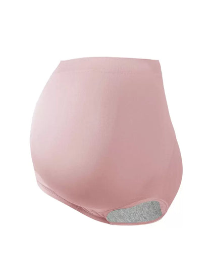 Maternity Underwear 3 Pairs - Nylon Multi Color Triangle Briefs Soft Stretch, Pregnancy Postpartum