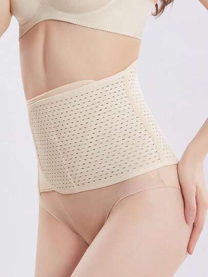 Hollow-Out Breathable Waist Trainer - High Compression Abdominal Binder Slimming Shaper