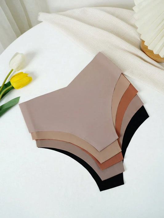 Mama Comfy Maternity Panties - Soft Knitted Stretch Pregnancy Underwear Casual Briefs, Multicolor