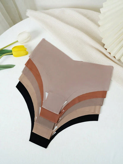 Mama Comfy Maternity Panties - Soft Knitted Stretch Pregnancy Underwear Casual Briefs, Multicolor