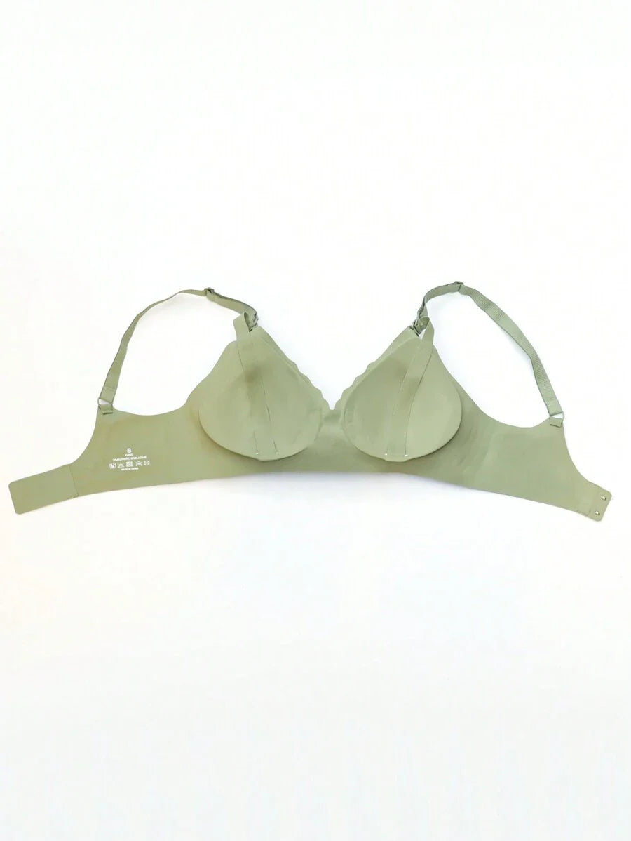 Maternity Seamless Nursing Bra Women Solid Color Comfortable Wireless Breastfeeding Support Bra for Mother