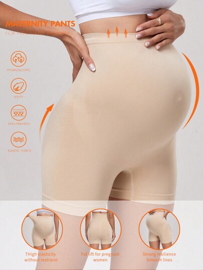 Seamless Maternity High Elastic Underwear Soft Comfortable Stretch Pregnancy Briefs for Mothers Daily Wear