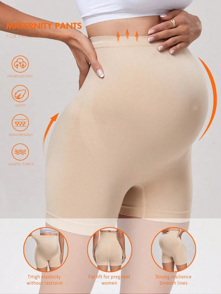 Seamless Maternity High Elastic Underwear Soft Comfortable Stretch Pregnancy Briefs for Mothers Daily Wear