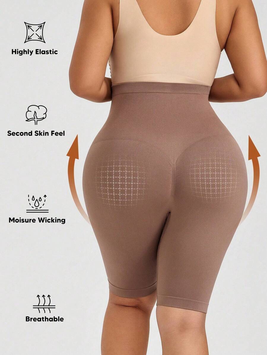 Maternity Seamless High Waist Soft Expandable Panel Belly Support Shorts