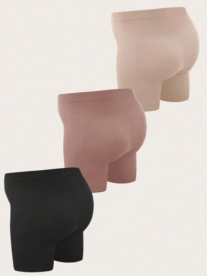 3PCS Seamless High Waist Maternity Panties Soft Stretch Comfortable Pregnancy Underwear for Mothers