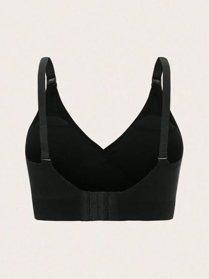 3Pcs Maternity Nursing Bra Set Women Solid Color Comfortable Wireless Breastfeeding Support Bra Set