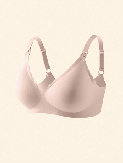Maternity Seamless Nursing Bra Women Solid Color Comfortable Wireless Breastfeeding Support Bra for Mother