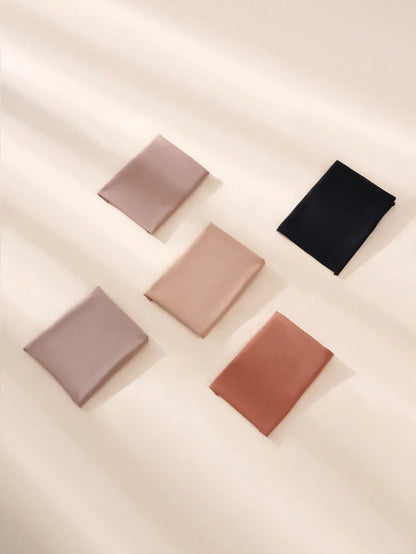 Maternity Seamless Solid Color Panties Pack of 5 Soft Stretch Comfortable Pregnancy Underwear for Mothers