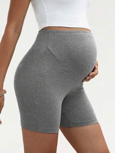 Maternity Wideband Waist Biker Shorts World Cup