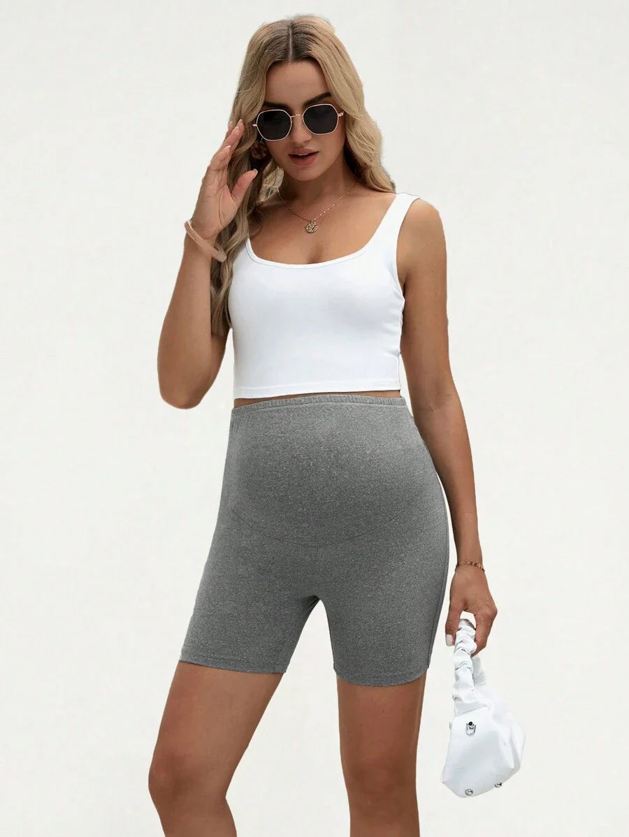 Maternity Wideband Waist Biker Shorts World Cup