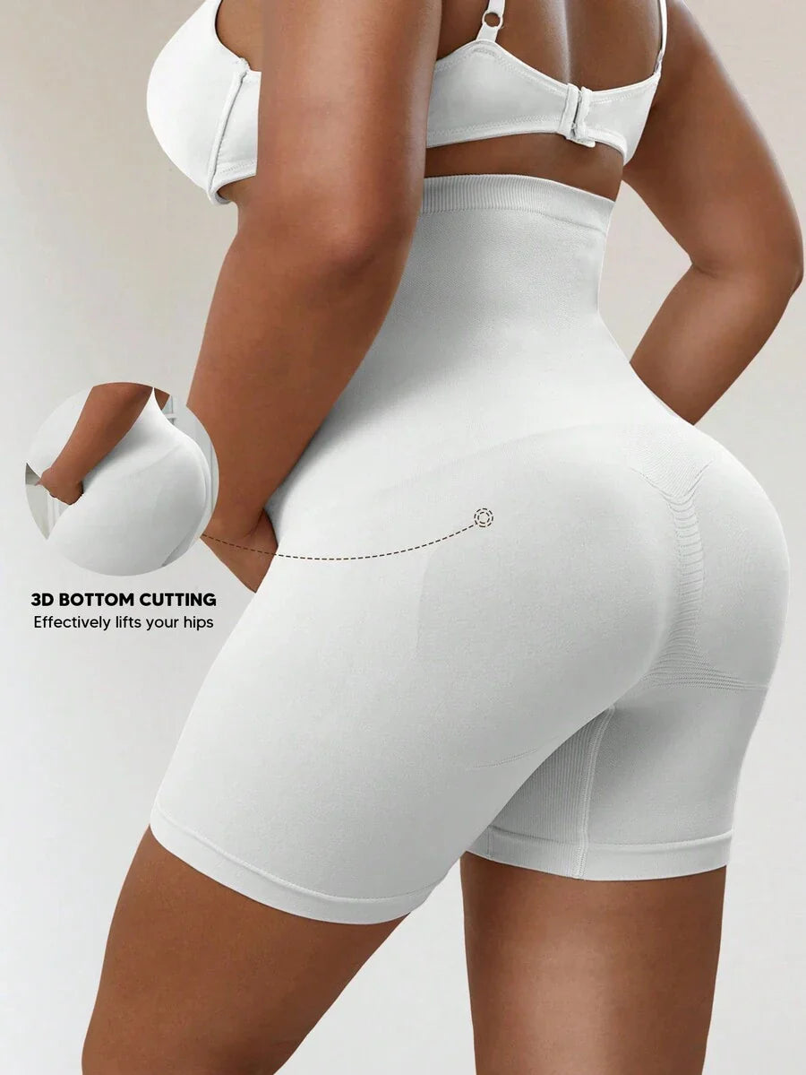 Maternity Biker Shorts - Plus Size Seamless High Waist Thigh Chafing Protection