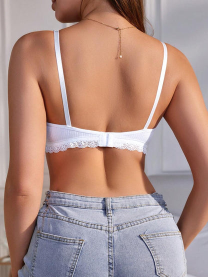 Maternity Lace Front Nursing Bra Women Breastfeeding Comfortable Support Lingerie Bra