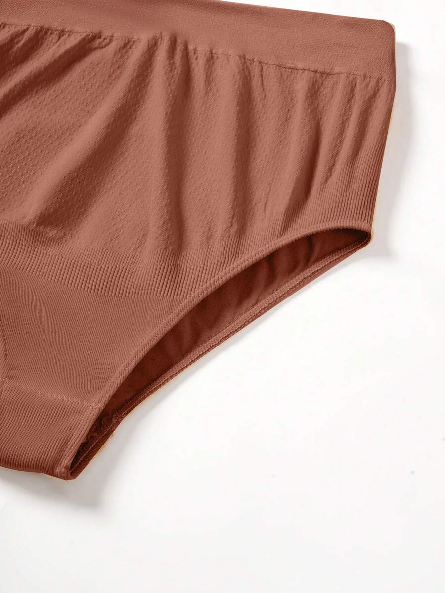Maternity Panties 3 Pack - High Waist Solid Color Stretchy Soft Seamless, Pregnancy Daily Wear