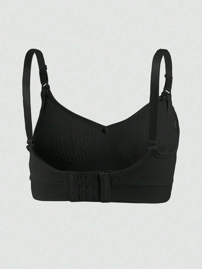 3PCS Maternity Nursing Bra Set Women Front Clip Closure Comfortable Breastfeeding Support Bras