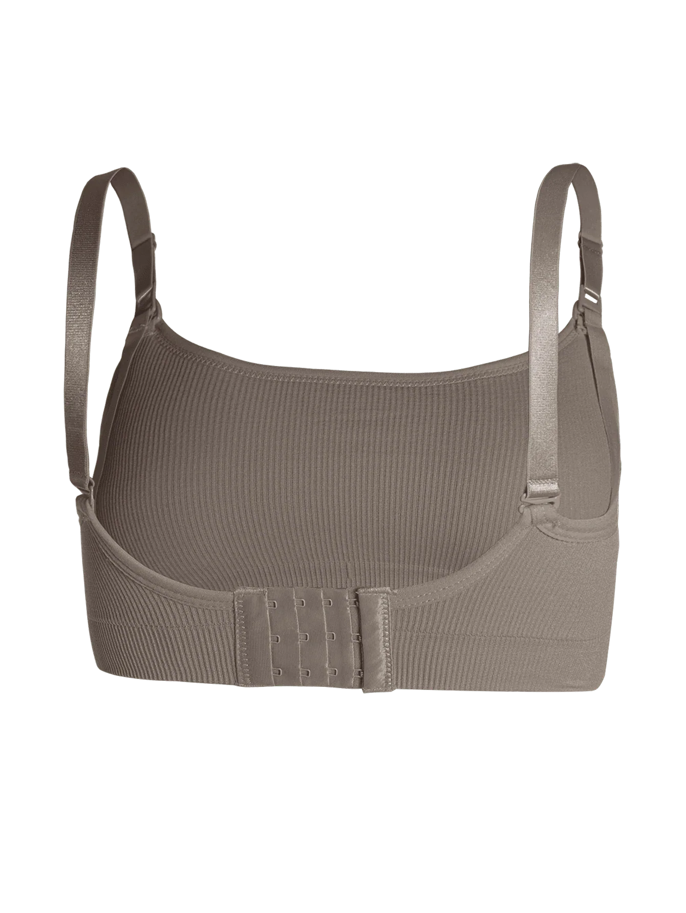 Maternity Nursing Bra Set 3 Pack - Easy Open Breastfeeding Bralette, Black Coffee Skin