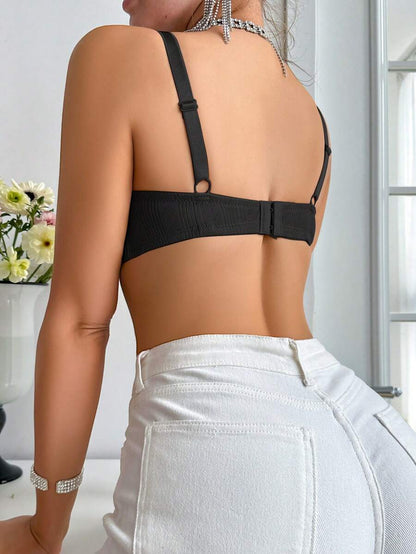 Maternity Push Up Nursing Bra - Solid Color Comfortable Wireless Breastfeeding Lift Up Lingerie