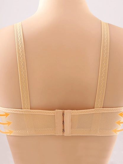 3PCS Postpartum Nursing Bras Women Thin Lifting Support Breastfeeding Bra Set Maternity Underwear