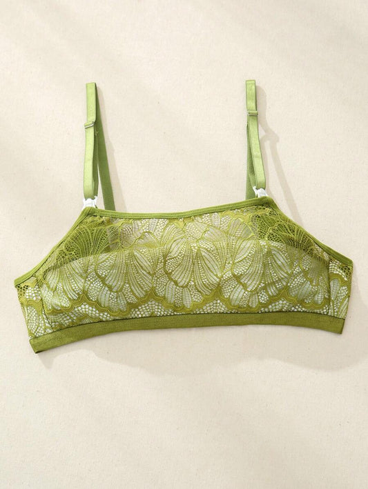 Maternity Lace Floral Bra and Briefs Set Women Easy Wear Comfortable Breastfeeding Lingerie Set