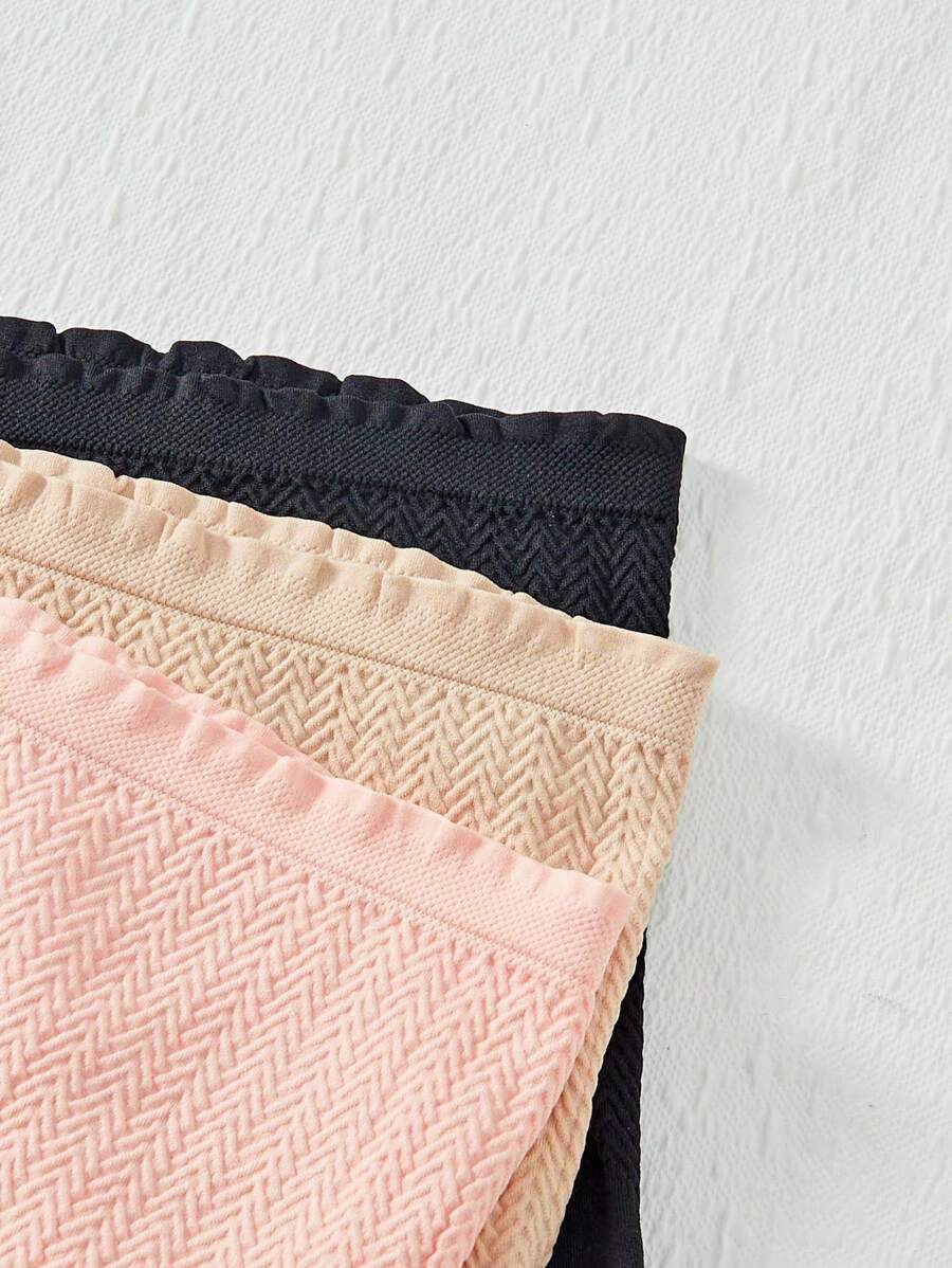 3-Pack Seamless Maternity Support Pants – High Waist Belly Support