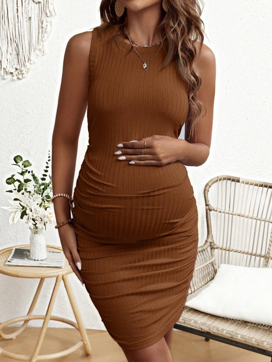Maternity Active Sleeveless Bodycon Mini Dress World Cup