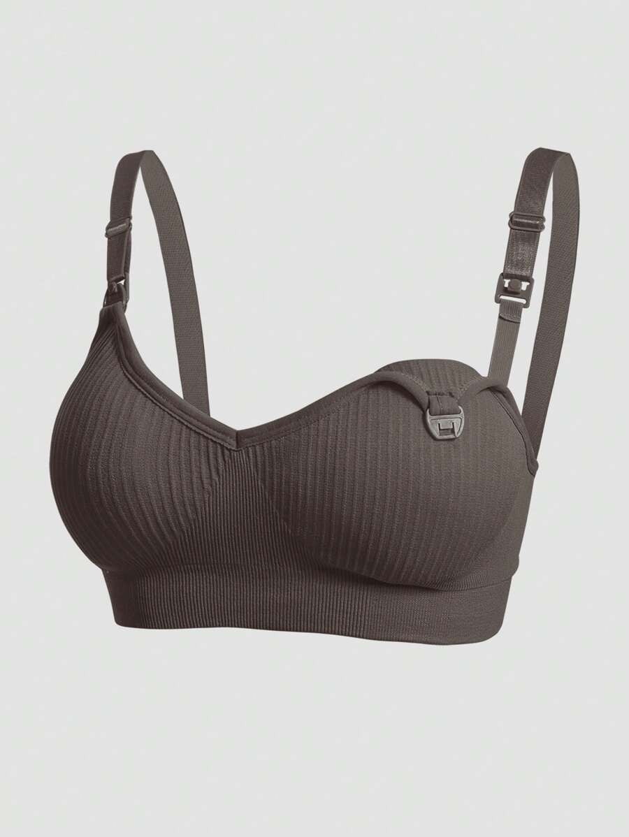 4PCS Maternity Nursing Bras Set Women Sexy Front Clip Comfortable Breastfeeding Lingerie Support Bra