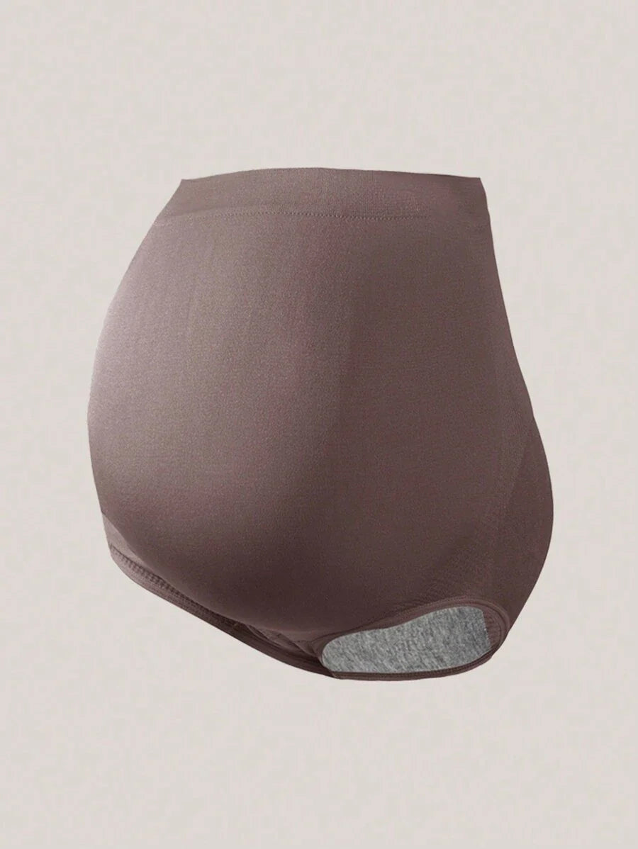 5pcs Maternity Underwear - High Waist Belly Support Shorts for Mid-Late Pregnancy