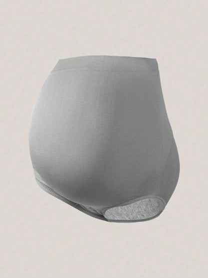 5pcs Maternity Underwear - High Waist Belly Support Shorts for Mid-Late Pregnancy