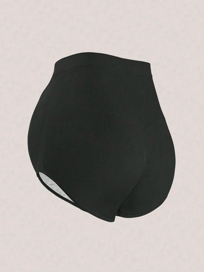 5pcs Maternity Underwear - High Waist Belly Support Shorts for Mid-Late Pregnancy