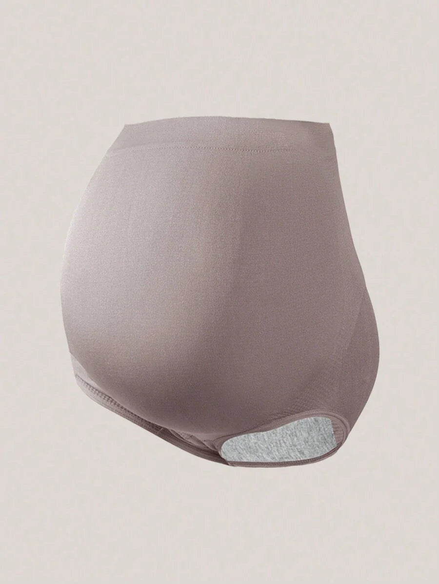 Maternity Underwear 3 Pairs - Nylon Multi Color Triangle Briefs Soft Stretch, Pregnancy Postpartum
