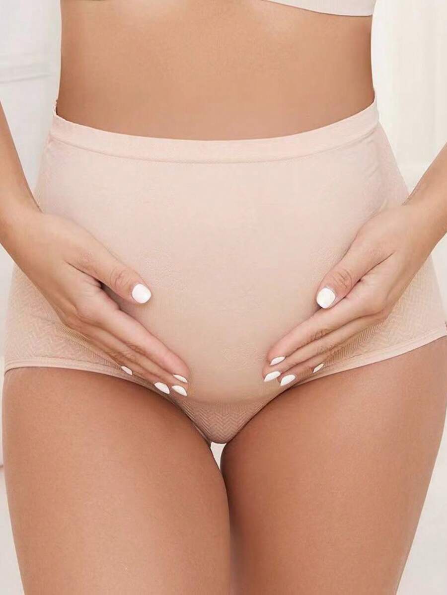 Maternity Panties 3 Pack - Seamless High Waist Belly Support Soft Stretch, Pregnancy