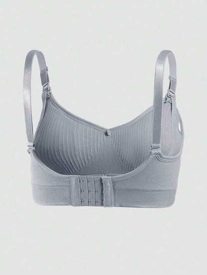 4PCS Maternity Nursing Bras Set Women Sexy Front Clip Comfortable Breastfeeding Lingerie Support Bra