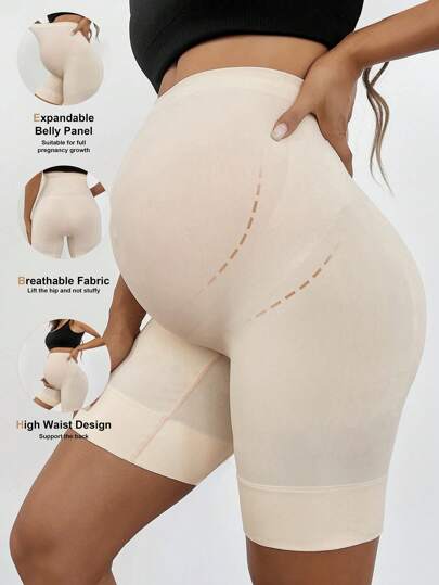 Maternity Shapewear High Waisted Mid-Thigh Pregnancy Underwear