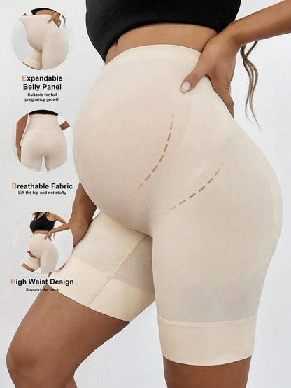 Fall Clothes,Autumn Clothes,Maternity Autumn Clothes Maternity Premium Maternity Shapewear, High Waisted Mid-Thigh Pregnancy Underwear Prevent Chaffing Soft Abdominal Support Maternity Biker Shorts Pregnancy Shorts Maternity Bike Shorts High Waisted