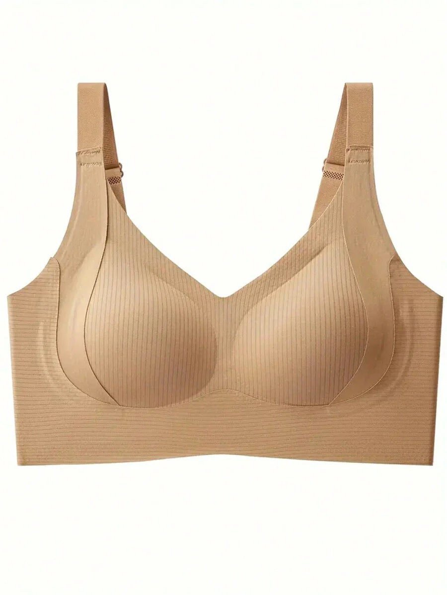 Maternity Nursing Sports Bra 3 Pack - Seamless Wireless Full Coverage Lift Support Ribbed