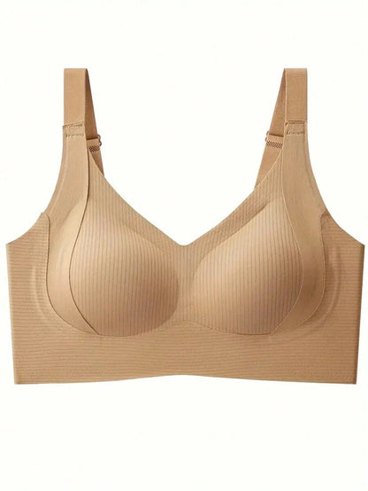 Maternity Nursing Sports Bra 3 Pack - Seamless Wireless Full Coverage Lift Support Ribbed